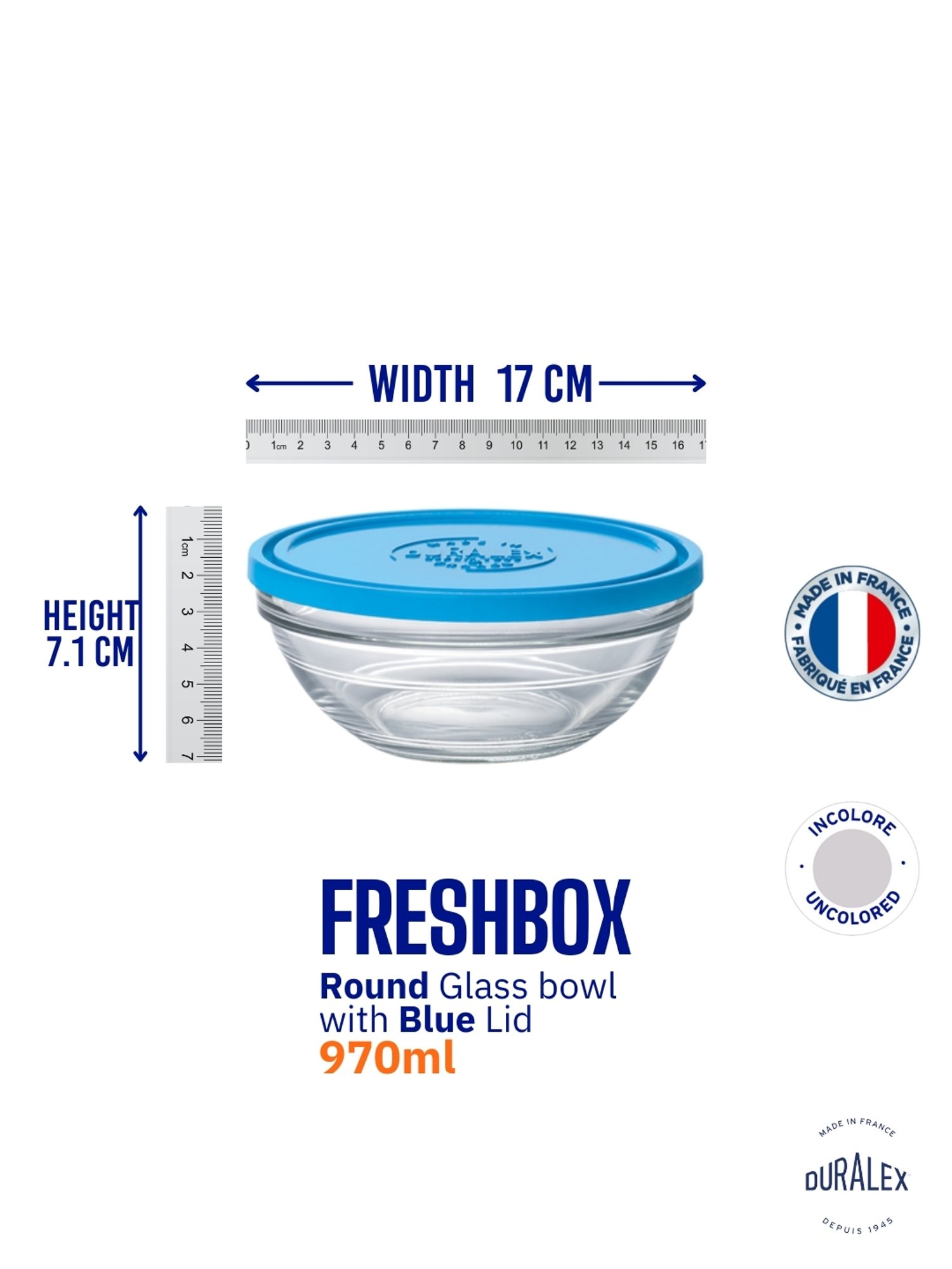 @home Nilkamal Black Polypropylene Snack Bowl With Lid (0.46 L)