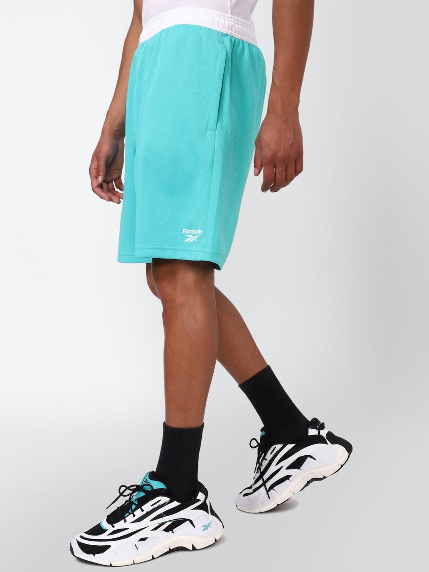 Reebok Blue Regular Fit Sports Shorts