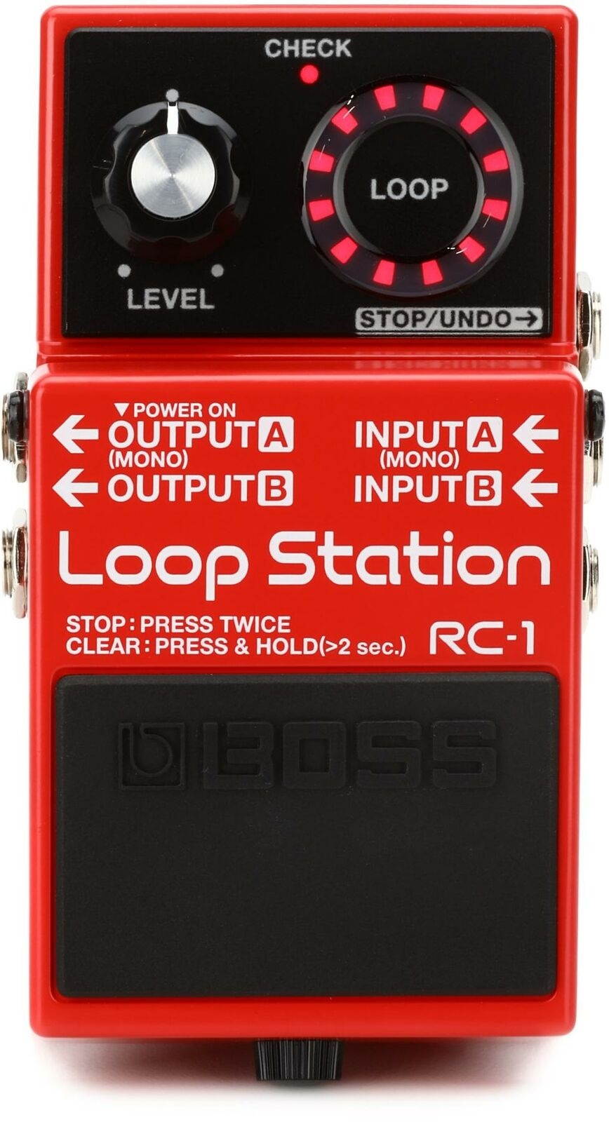 Boss RC-1 Loop Station Looper Pedal + Boss TR-2 Tremolo Pedal Value Bundle