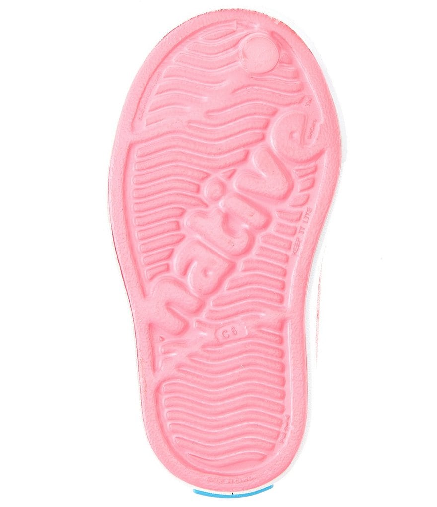 Native Girls' Jefferson Bling Glitter Perforated Slip-On Sneakers (Toddler)