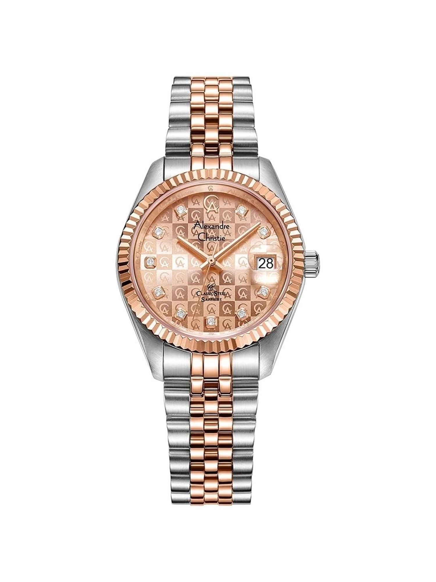 ALEXANDRE CHRISTIE 5014LDBTRLN AC Collection Classic Analog Watch for Women