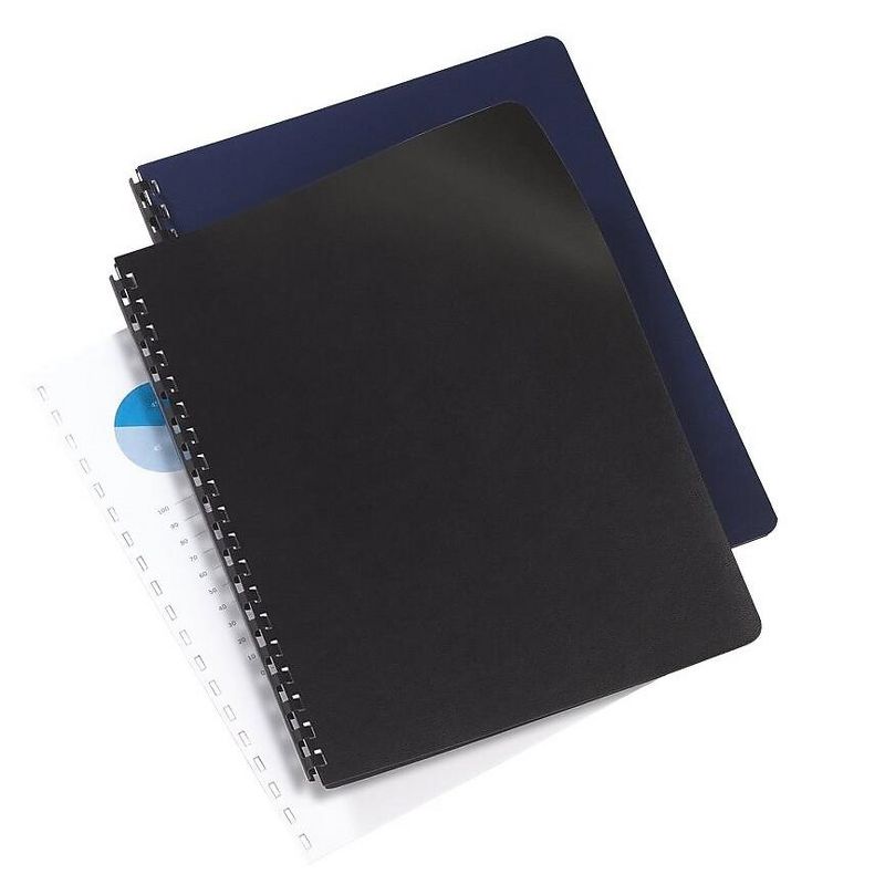 GBC Regency Presentation Covers 8.5"W x 11"H Black 514479