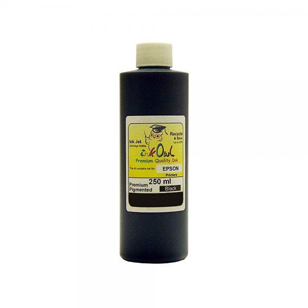 InkOwl Premium Pigmented Ink for EPSON printers using Durabrite ink (250mL, Black)