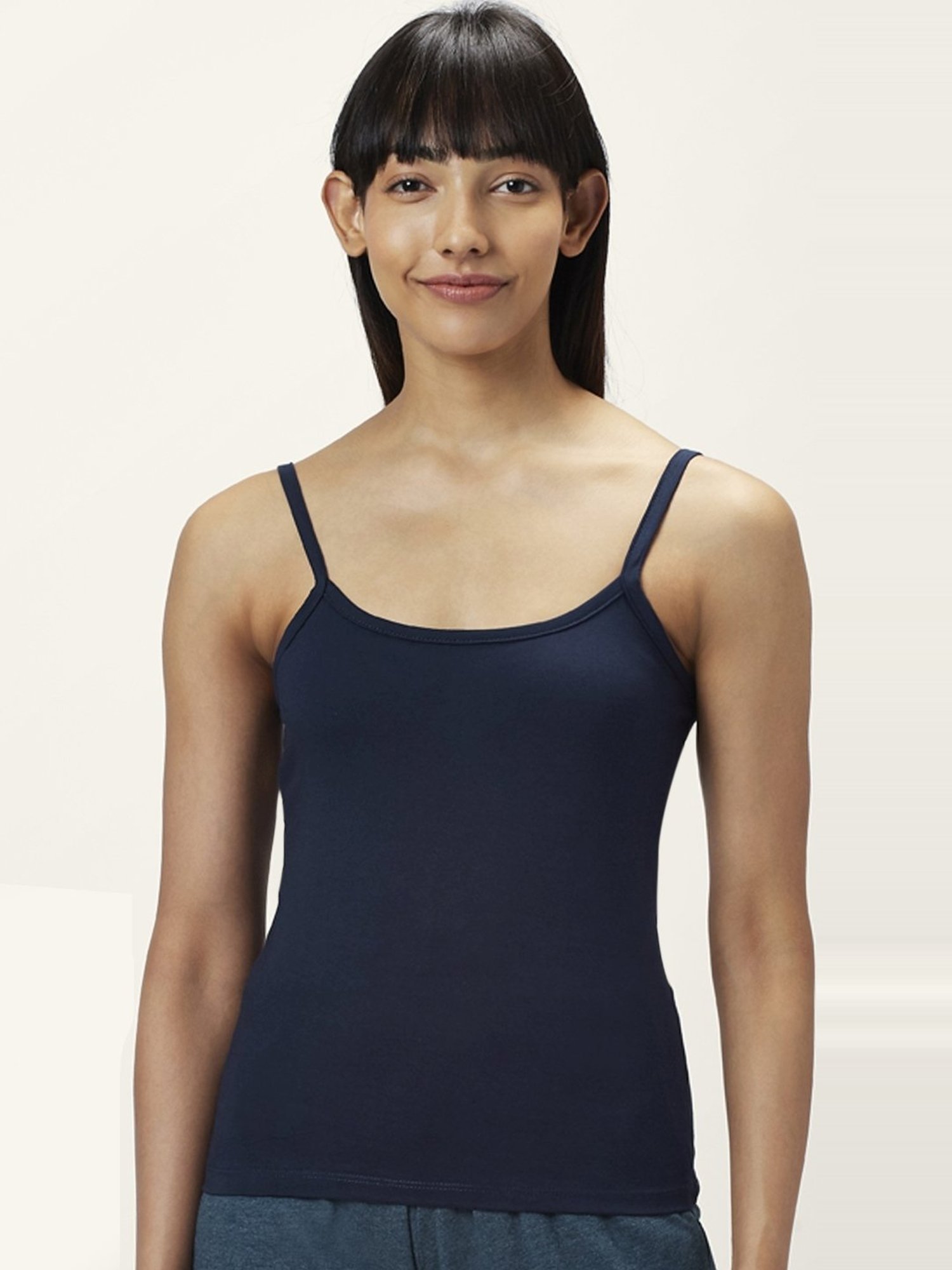 Enamor White Non-Padded Camisole