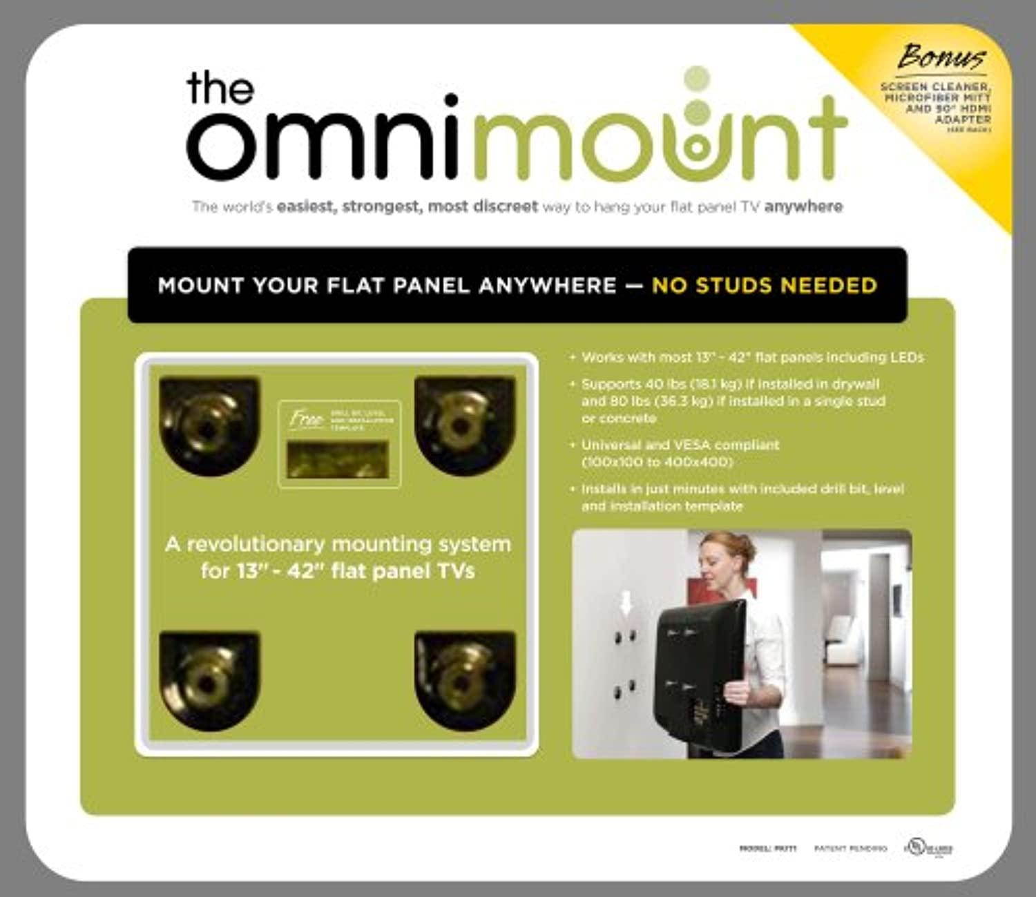OMNIMOUNT PKIT1 The OmniMount Home Theater Kit for 13-Inch?42-Inch Flat Panel TVs (Discontinued by Manufacturer)