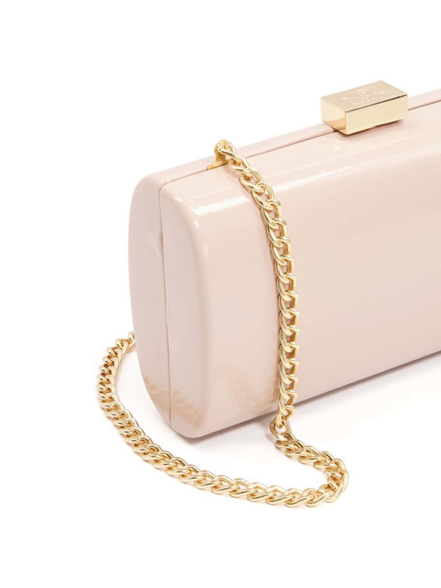 Dune London Pink Solid Clutch