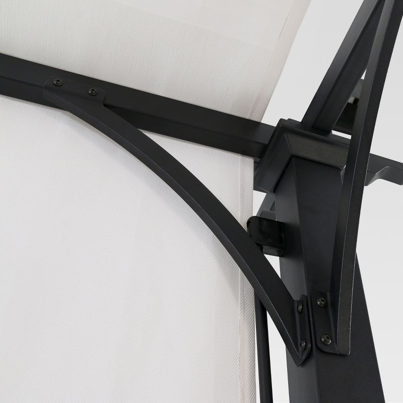 10' x 10' Adjustable Shade Pergola - Black/Gray - Threshold™