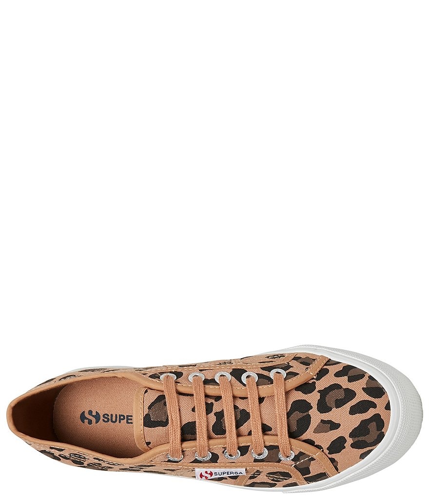 Superga Women's 2790 COTW Leopard Print Platform Sneakers