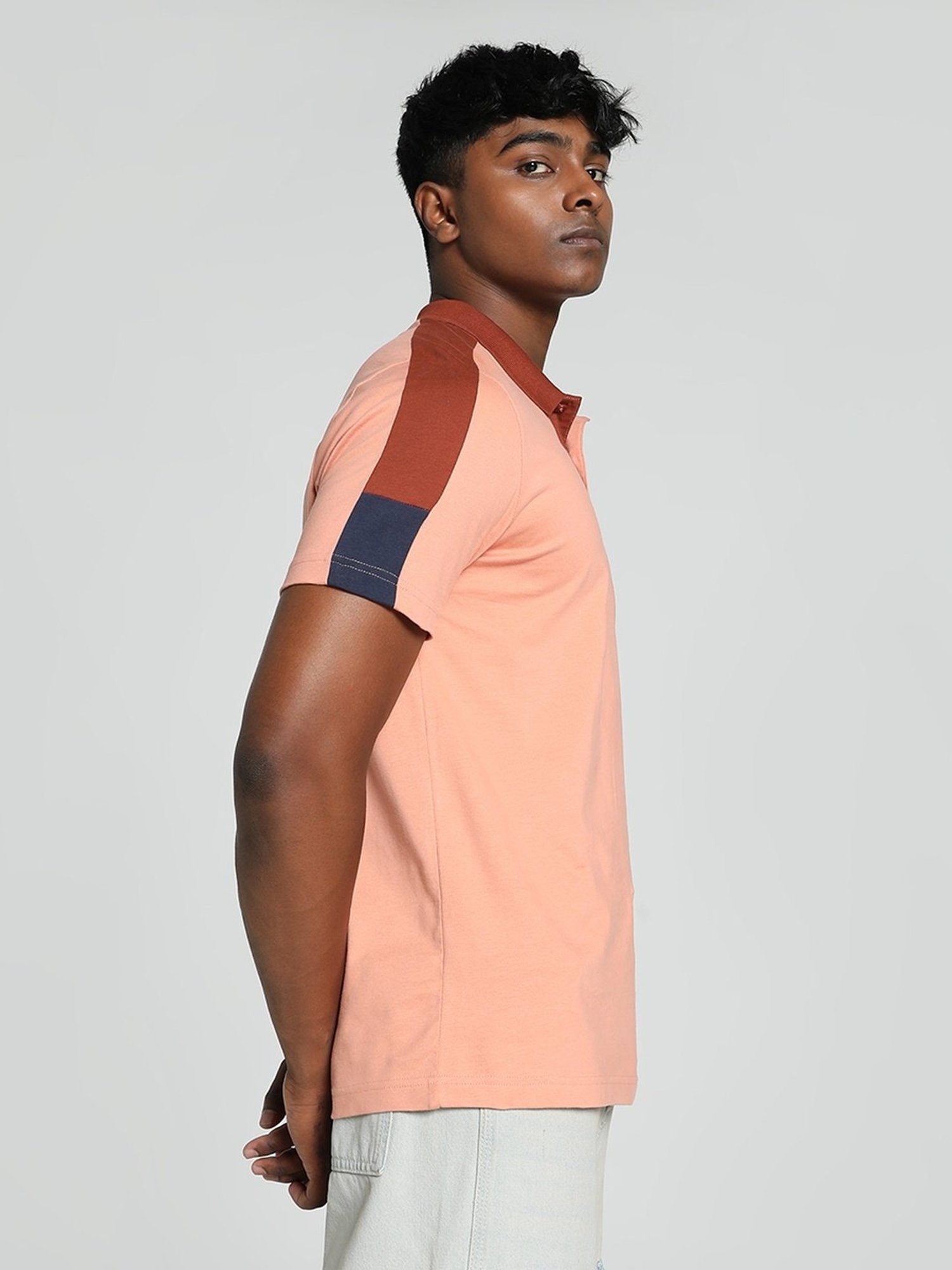 Puma Pink Cotton Regular Fit Polo T-Shirt