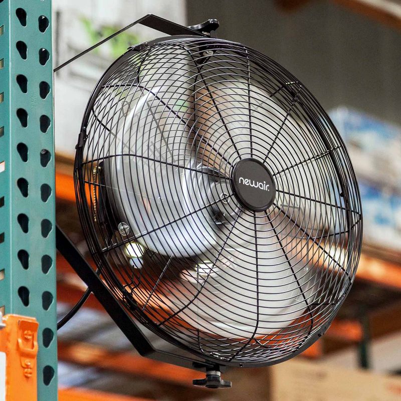 NewAir 18" High Velocity Wall Mounted Fan Black