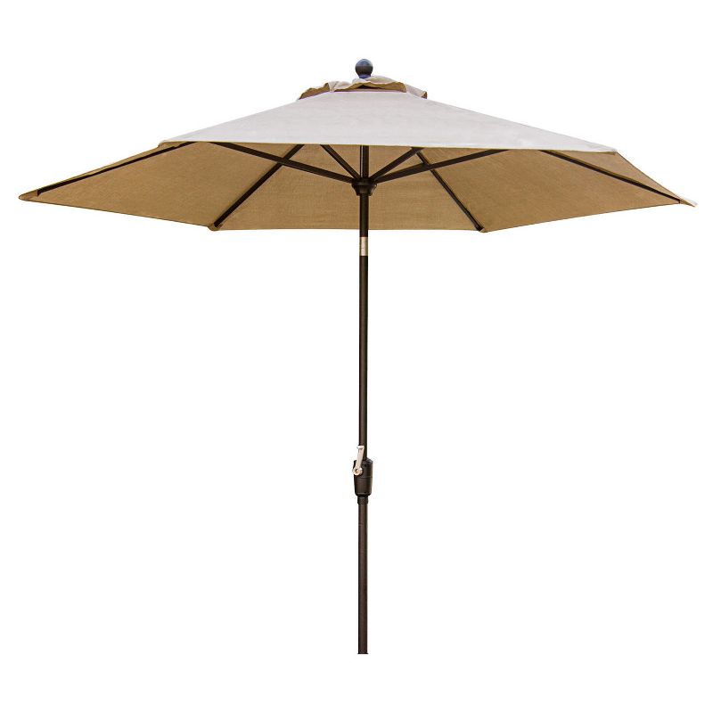 Concord Outdoor Dining Collection 9' Table Umbrella - Tan - Hanover