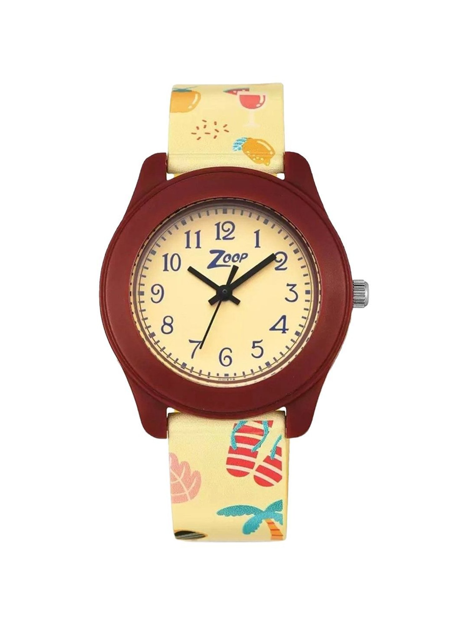 Zoop NS26019PP31W Unisex Analog Watch
