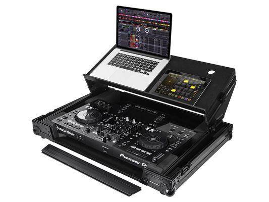 BLACK LABEL PIONEER XDJ-RR DJ CONTROLLER PRODUCER GLIDE STYLE CASE WITH ANGLED GLIDE PLATFORM
