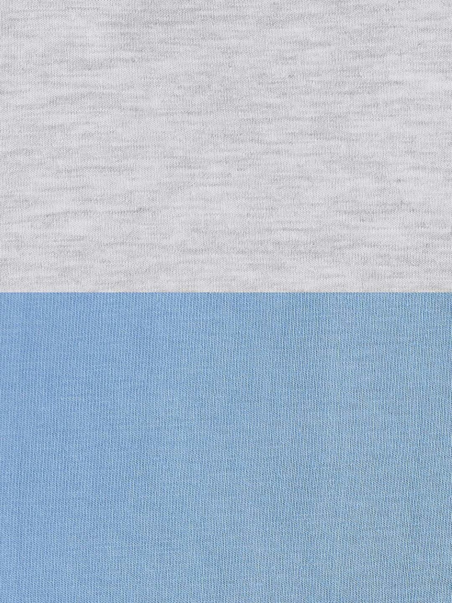 Pantaloons Baby Kids Blue & Grey Cotton Printed Full Sleeves T-Shirt