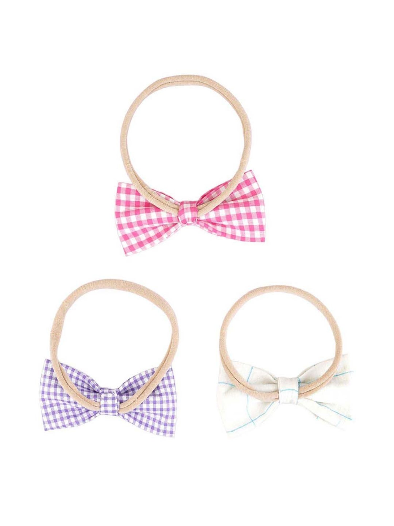 Choko Multicolour Printed Hair Band - Pack of 3