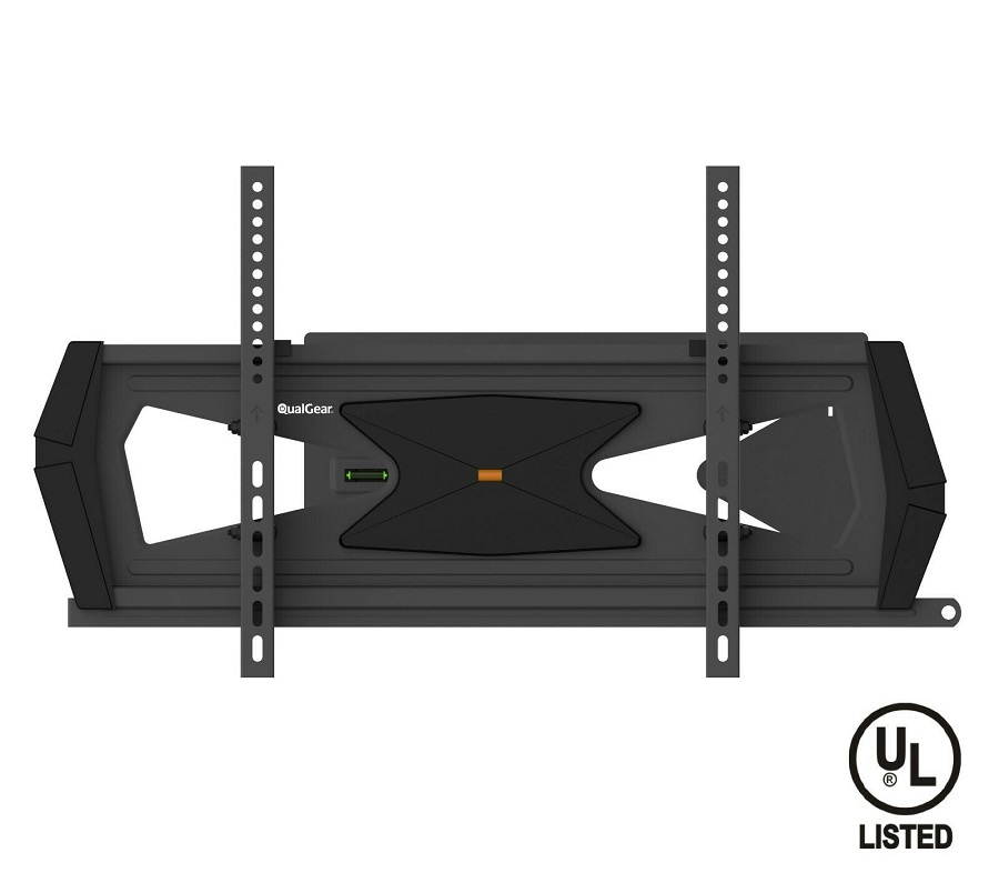 QualGear&reg; Heavy Duty Full Motion TV Mount For 37-70 Inch Flat Panel and Curved TVs, Black (QG-TM-032-BLK) [UL Listed]