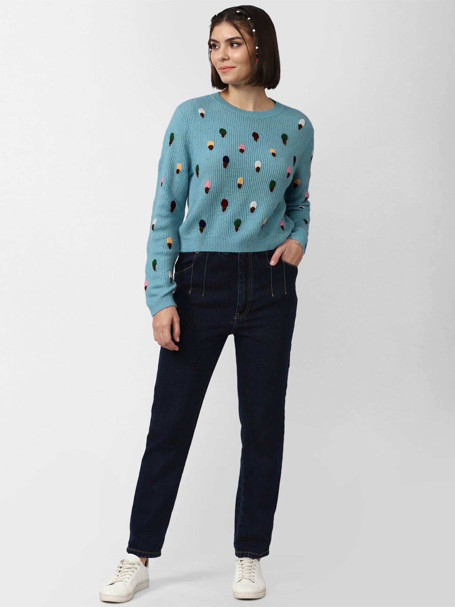 Forever 21 Blue Sweater