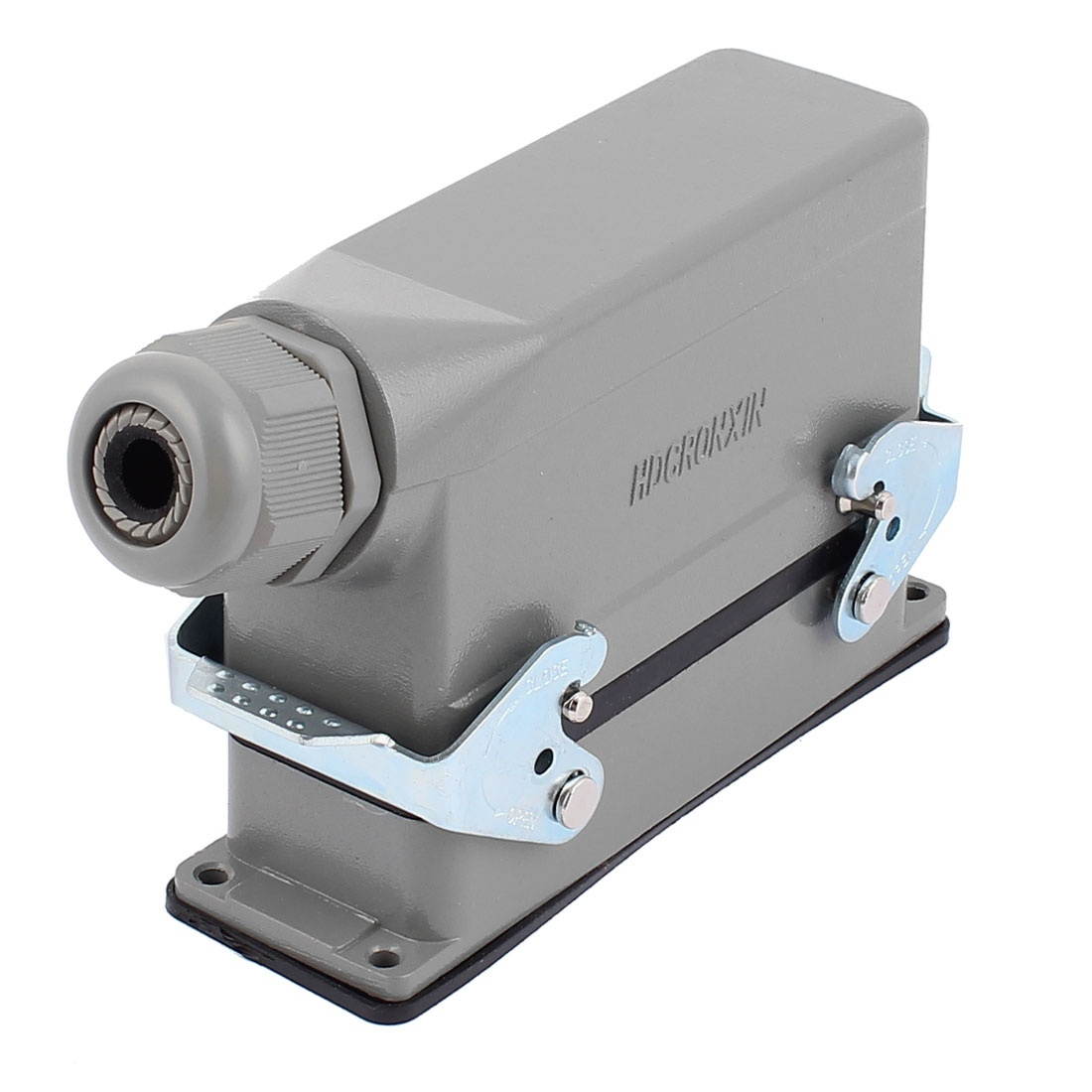 HDC-HE-024-1 400V/500V 16A 24 Pin 10mm Mount Hole Cable Connector Shell