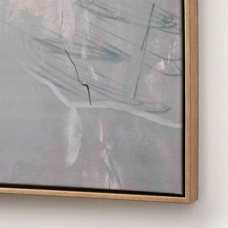 24" x 30" Natural Abstract Markings Framed Wall Art - Threshold™ designed with Studio McGee