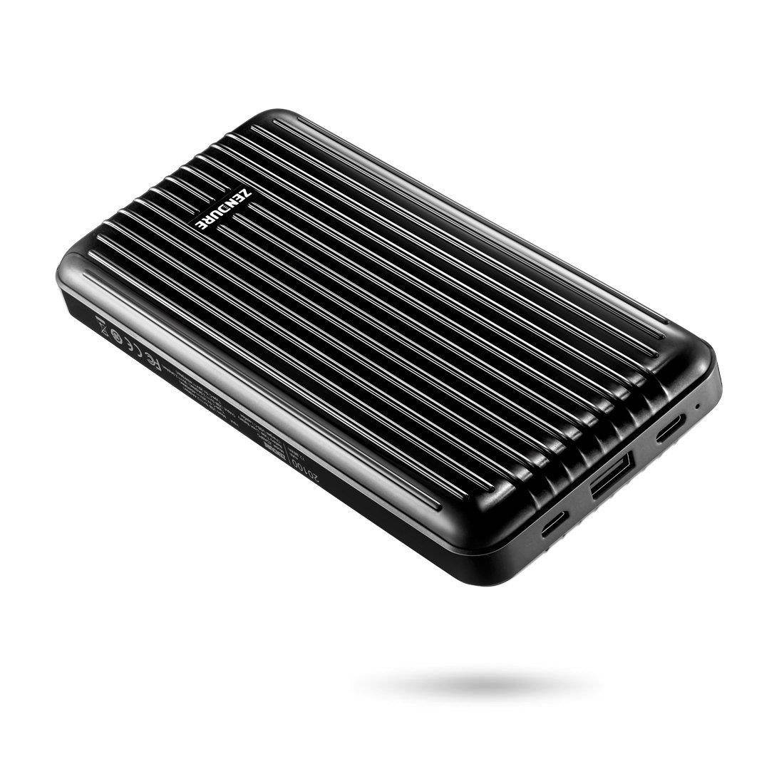Zendure A6PD 20,100 mAh Portable Charger with USB-c input/output - Black