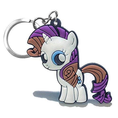 12 Pieces My Little Pony PVC Party Set Key Chains for Boys and Girls Birthday Themes