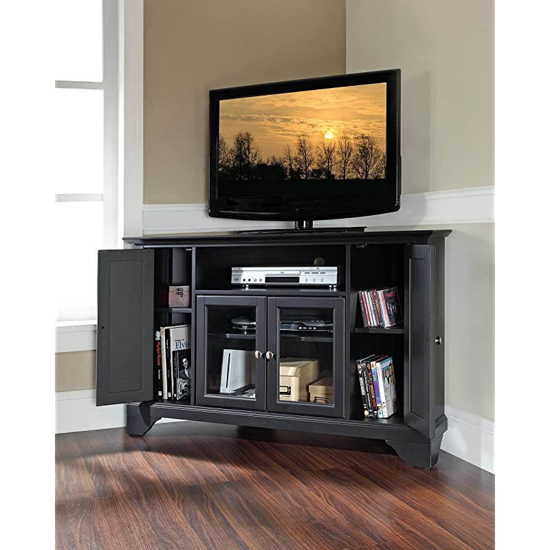 LaFayette 48-inch Corner TV Stand - Black