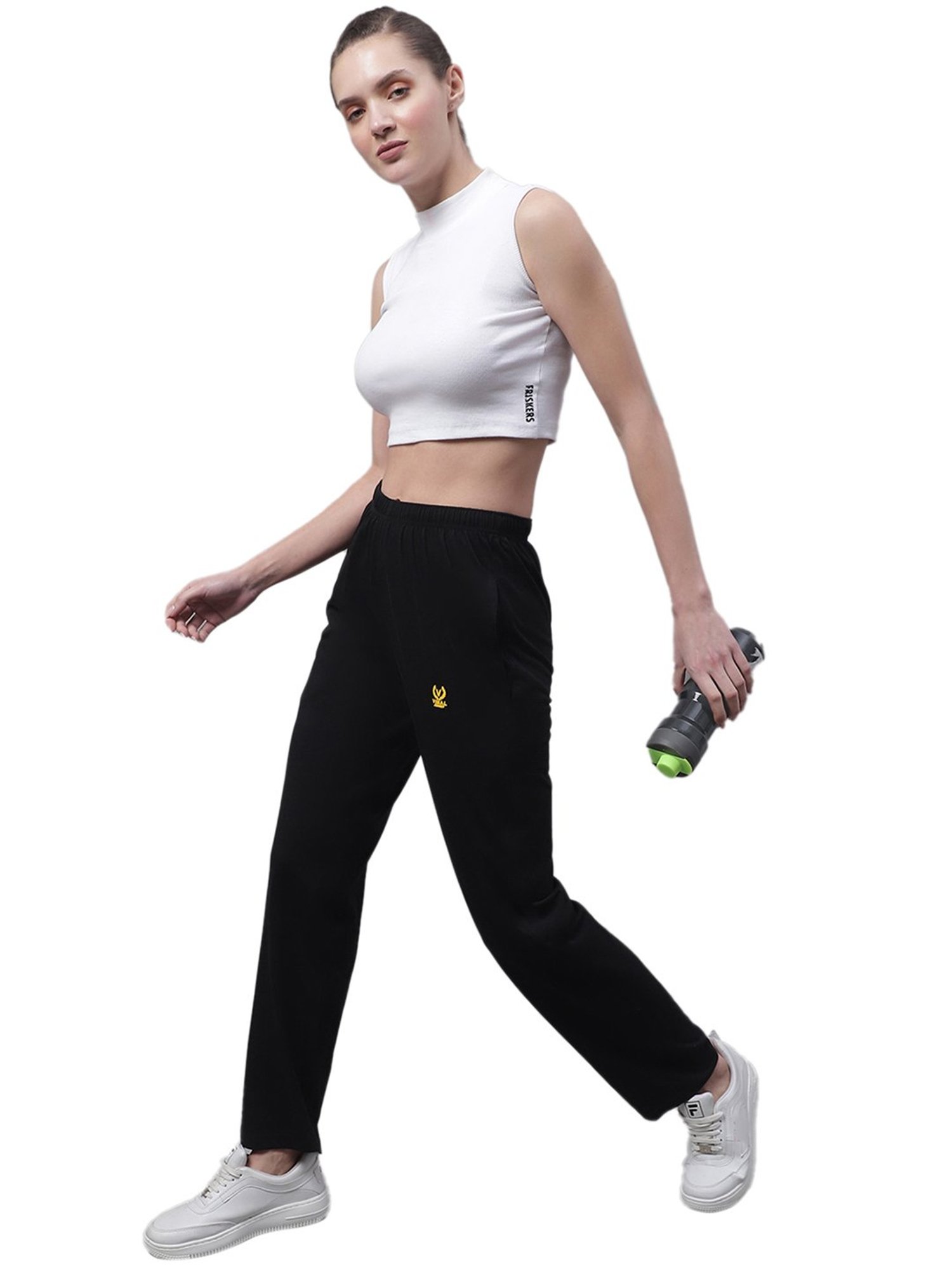 KENDALL + KYLIE White Printed Sports Tights