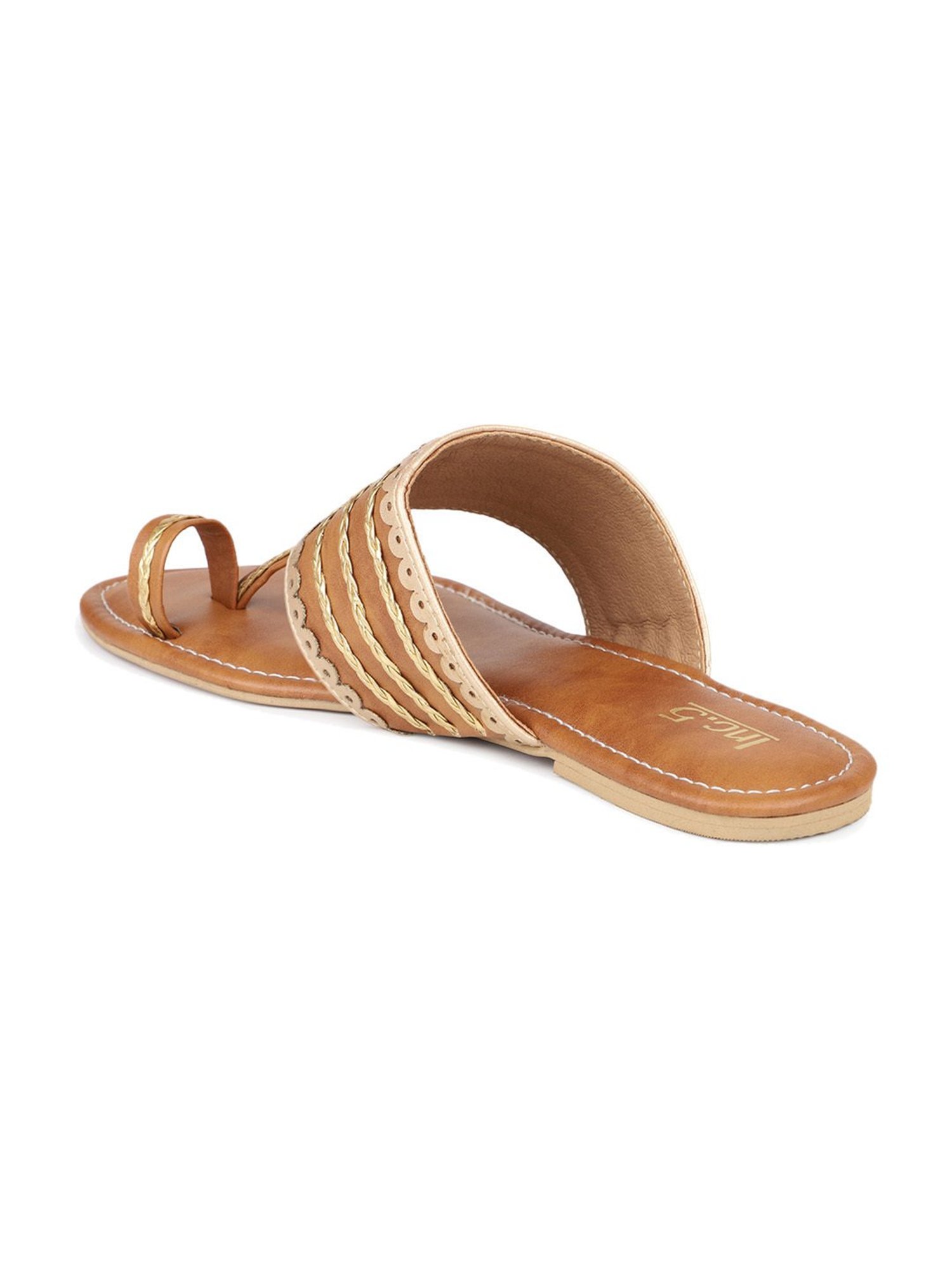 Inc.5 Women's Tan Toe Ring Sandals