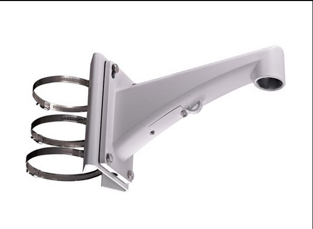 Hikvision DS-1622ZJ ball camera pole mounting Aluminum White bracket