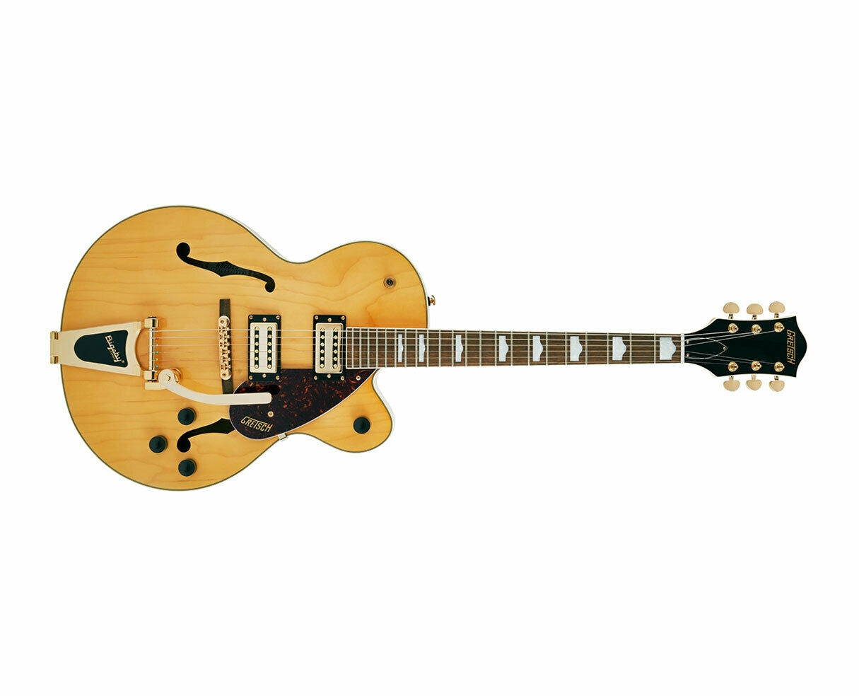 Gretsch G2410TG Streamliner Hollow Body Single-Cut with Bigsby Village Amber