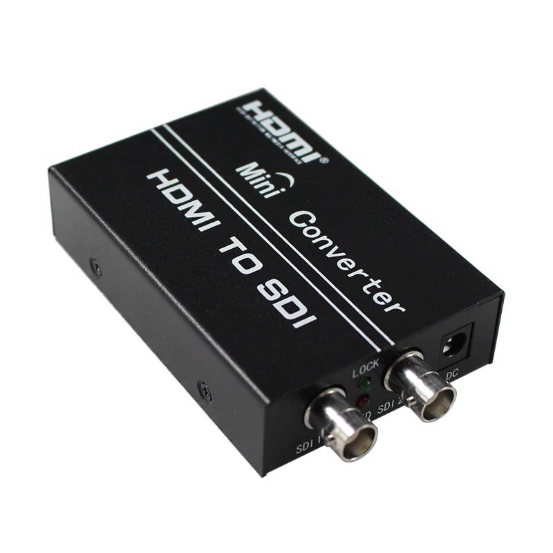 Double HDMI to 2 SDI Converter Adapter Full HD 1080P Audio Converter Support SDI/HD-SDI/3G-SDI Signals for Camera  Home Theater