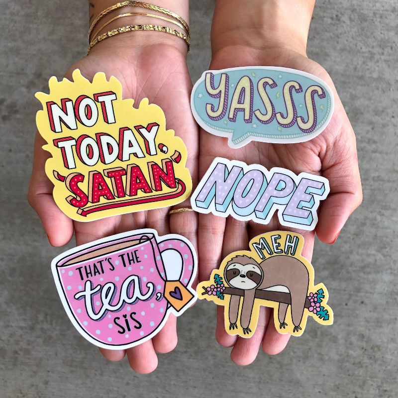 Big Moods Meme/Mood Sticker Pack 10pc