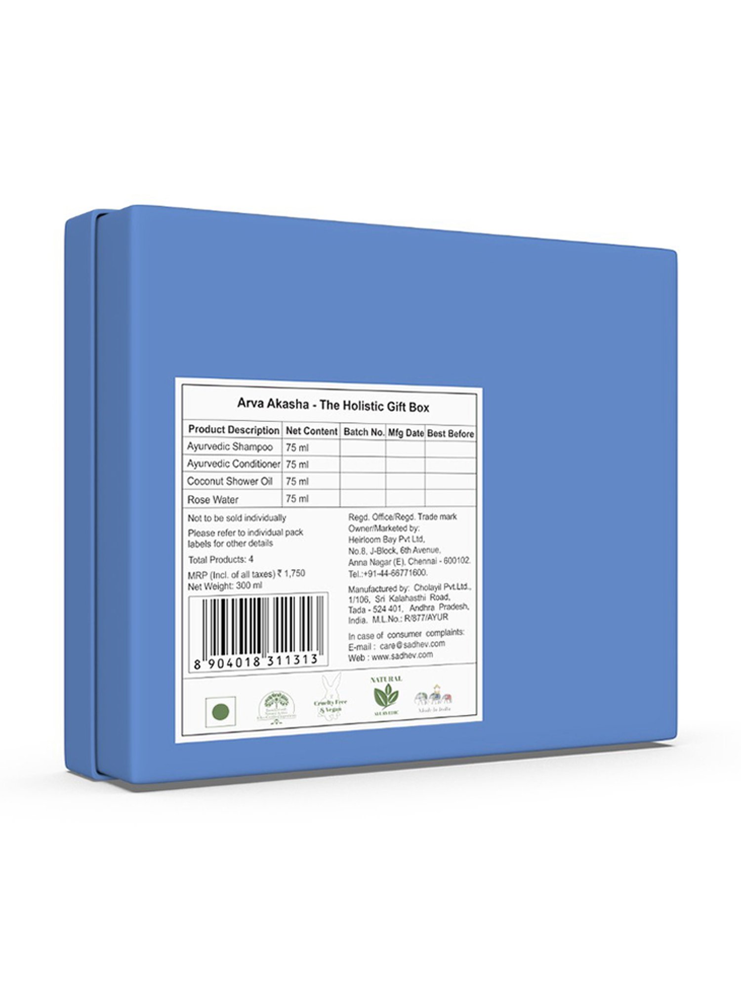 SADHEV Arva Akasha - The Holistic Gift Box