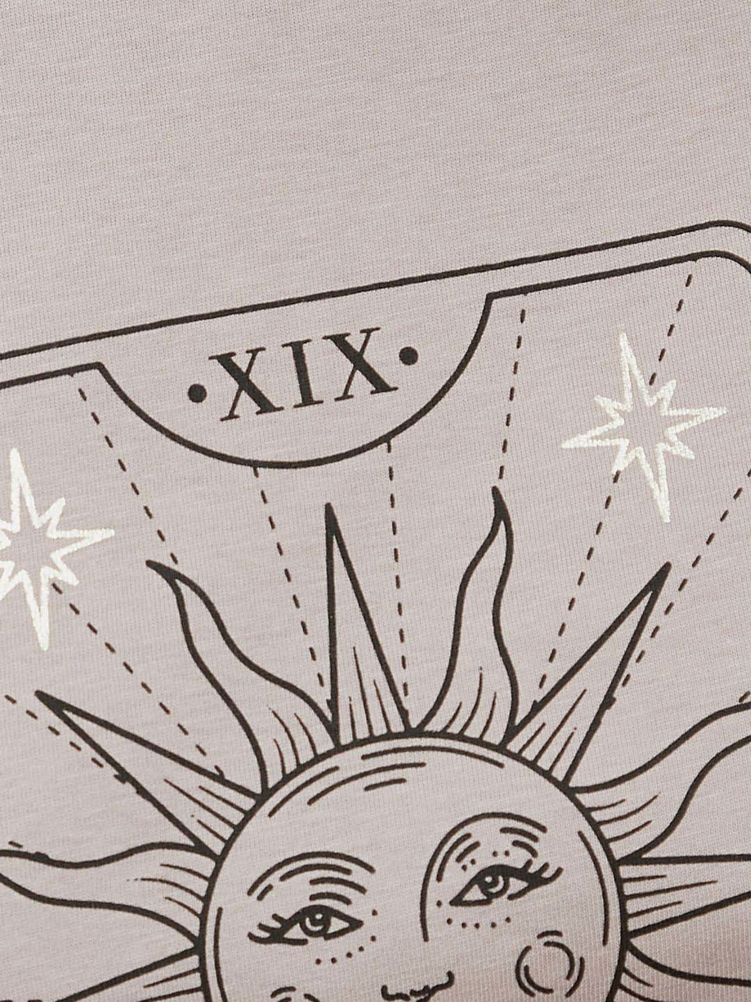 Fame Forever by Lifestyle Beige Cotton Printed T-Shirt