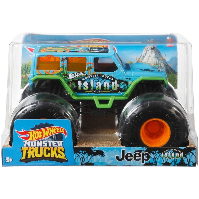 Hot Wheels Monster Truck 1:24 Scale - Island Tours