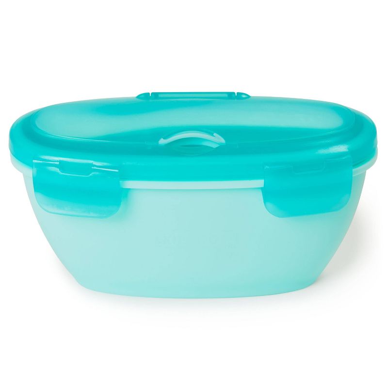Skip Hop Easy-Serve Travel Bowl & Spoon - Teal