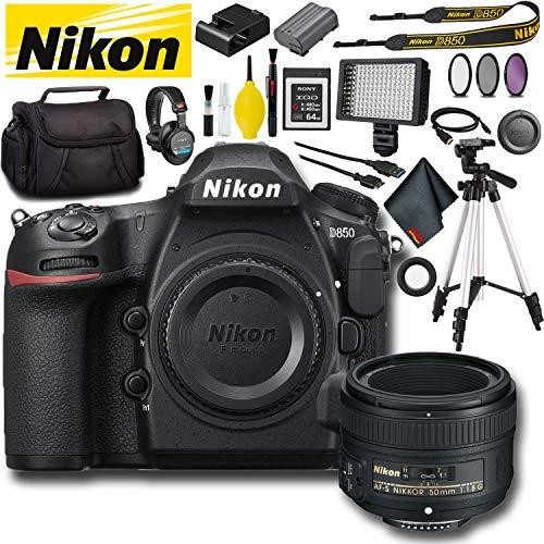 Nikon D850 DSLR Camera (Intl Model) Master Bundle