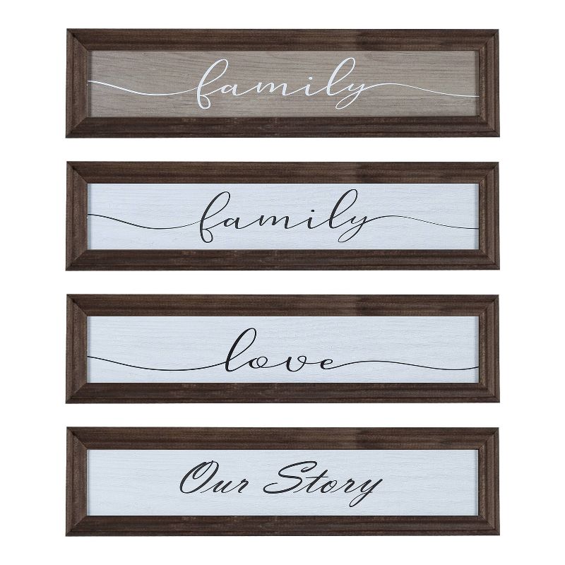 10pc Bordeaux Frame Industrial Farmhouse Finishes Box Set - Kate & Laurel All Things Decor