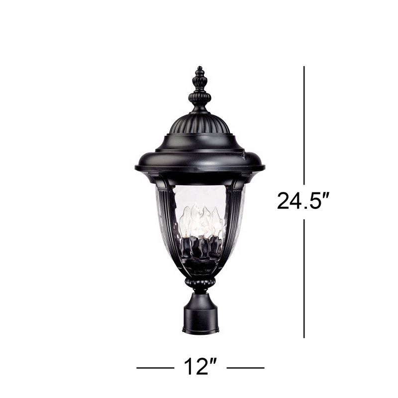 Kathy Ireland J du J Sierra Craftsman 18"H White Outdoor Post Mount Light
