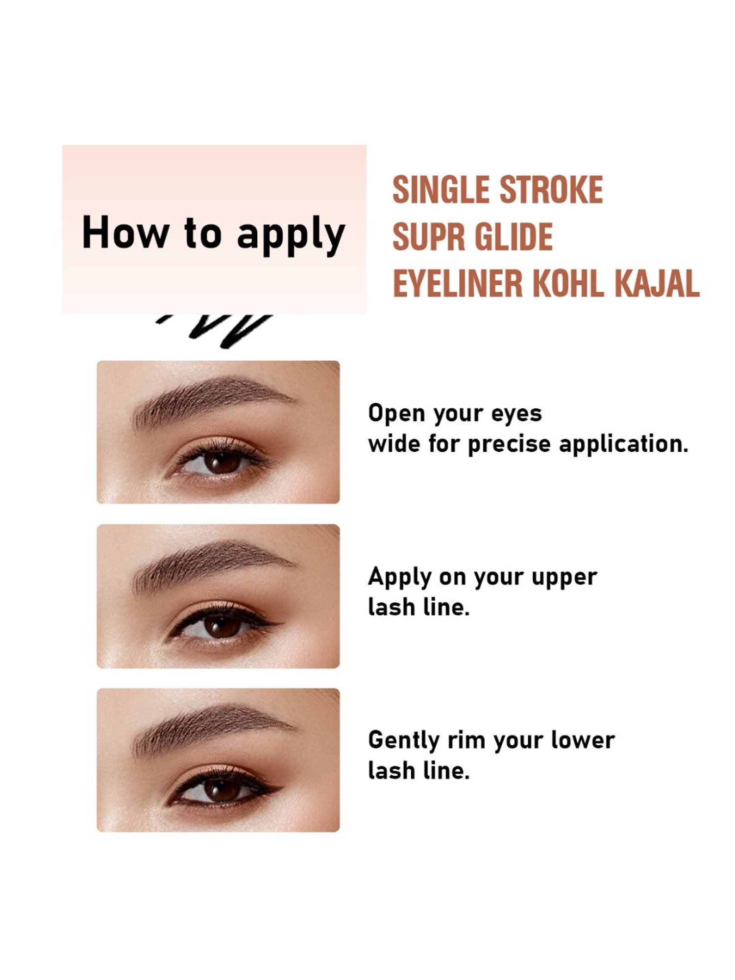 Matt Look Single Stroke Super Glide Eyeliner Kohl Kajal Deep Blue - 1.3 gm