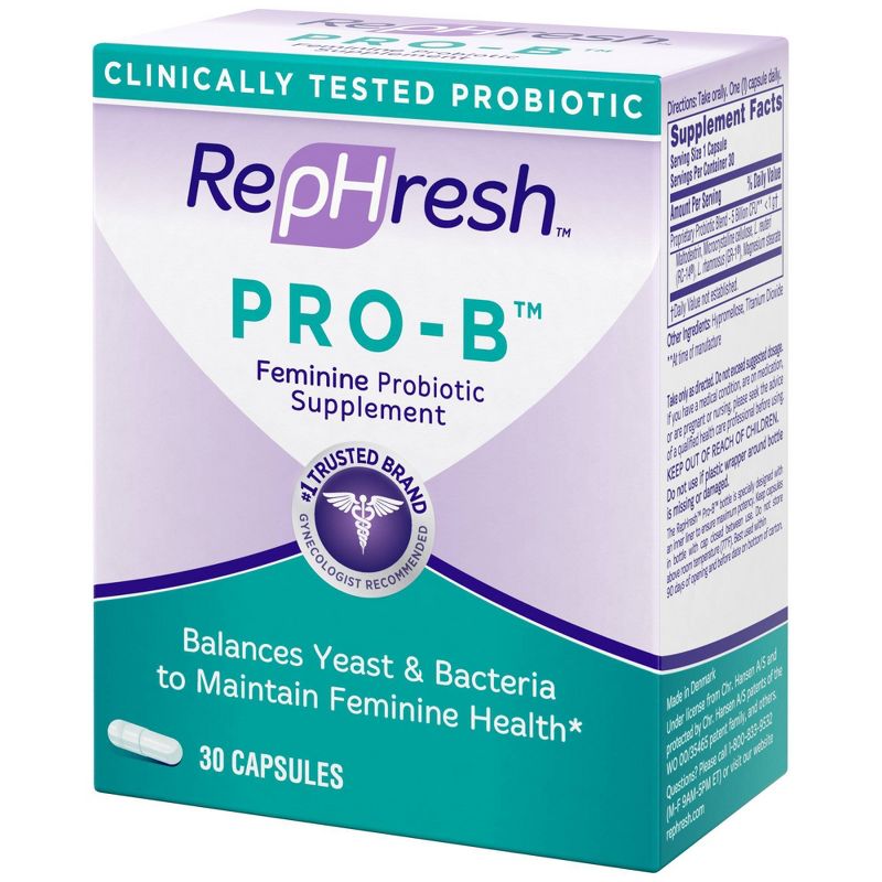 RepHresh Pro-B Probiotic Supplement for Women - 30ct