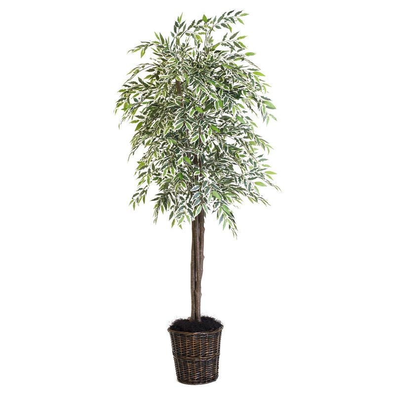 6' Artificial Variegated Smilax Deluxe - Vickerman