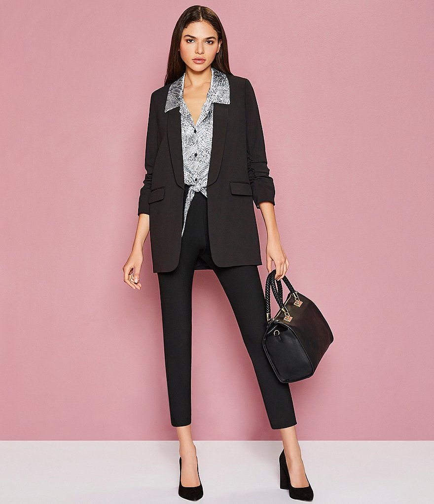 Gianni Bini Houston Twill High Rise Slim Leg Pants