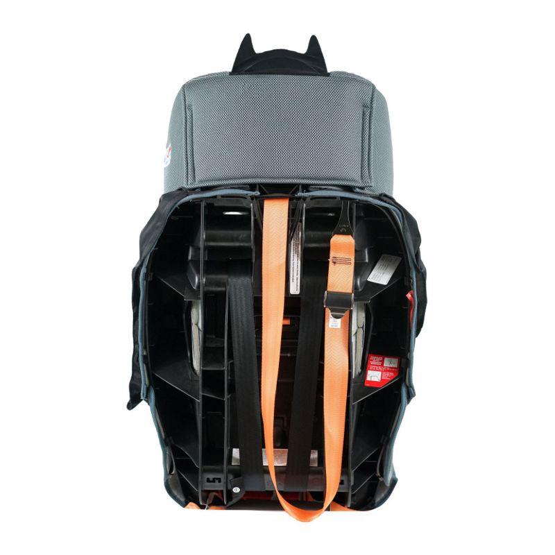 KidsEmbrace DC Comics Batman The Caped Crusader Combination Harness Booster Car Seat with Removable Cape Blanket and Washable Car Seat Cover