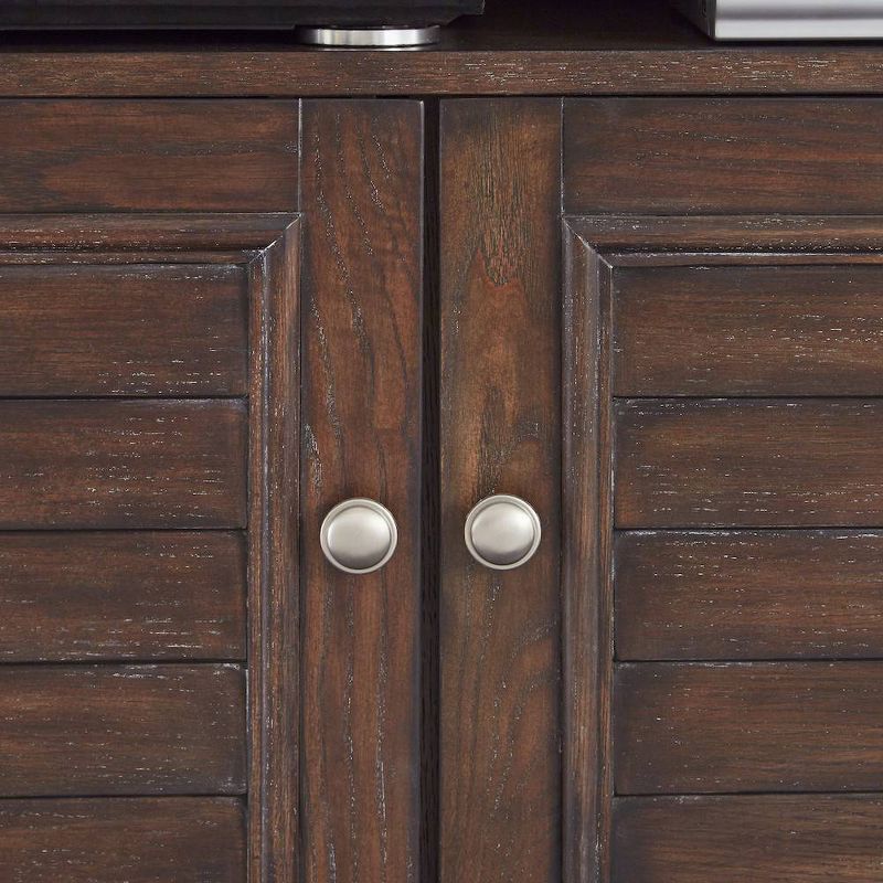 46" Southport Entertainment Stand Dark Aged Oak - Home Styles