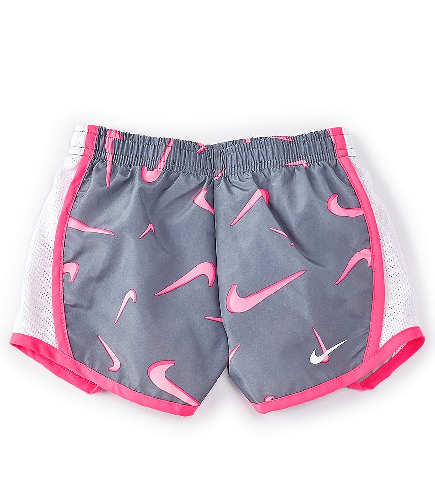 Nike Little Girls 2T-6X Swoosh Tempo Shorts