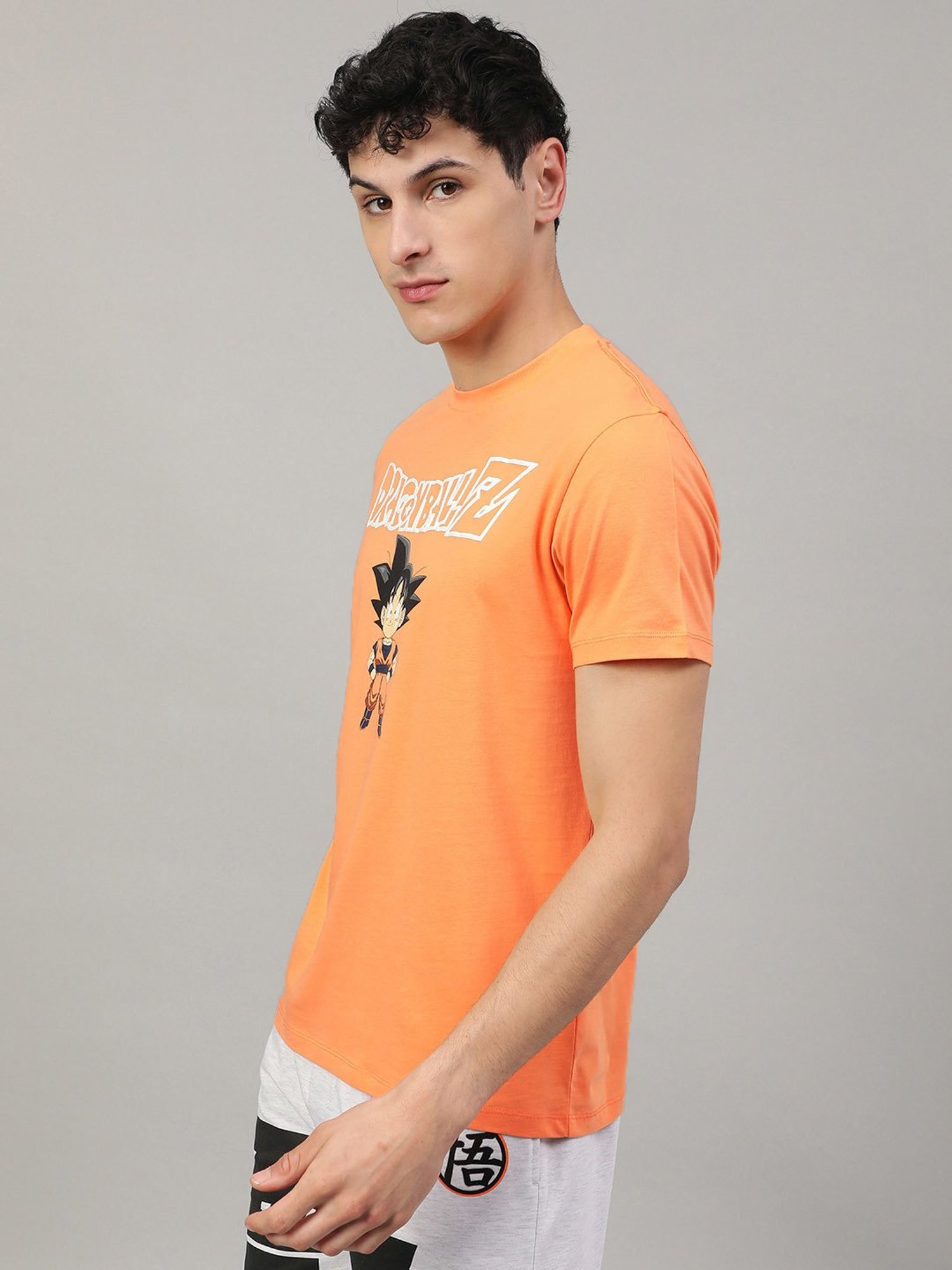 Free Authority Multicolor Regular Fit Dragon Ball Z Print T-Shirt - Pack of 3