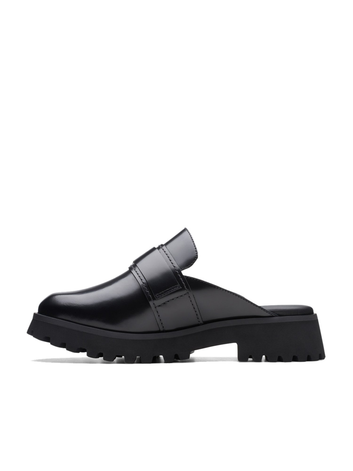 Clarks Women's Stayso Free Black Mule Shoes