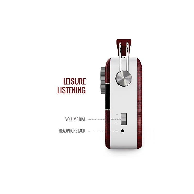 Carvaan Portable Digital Music Player Cherrywood Red