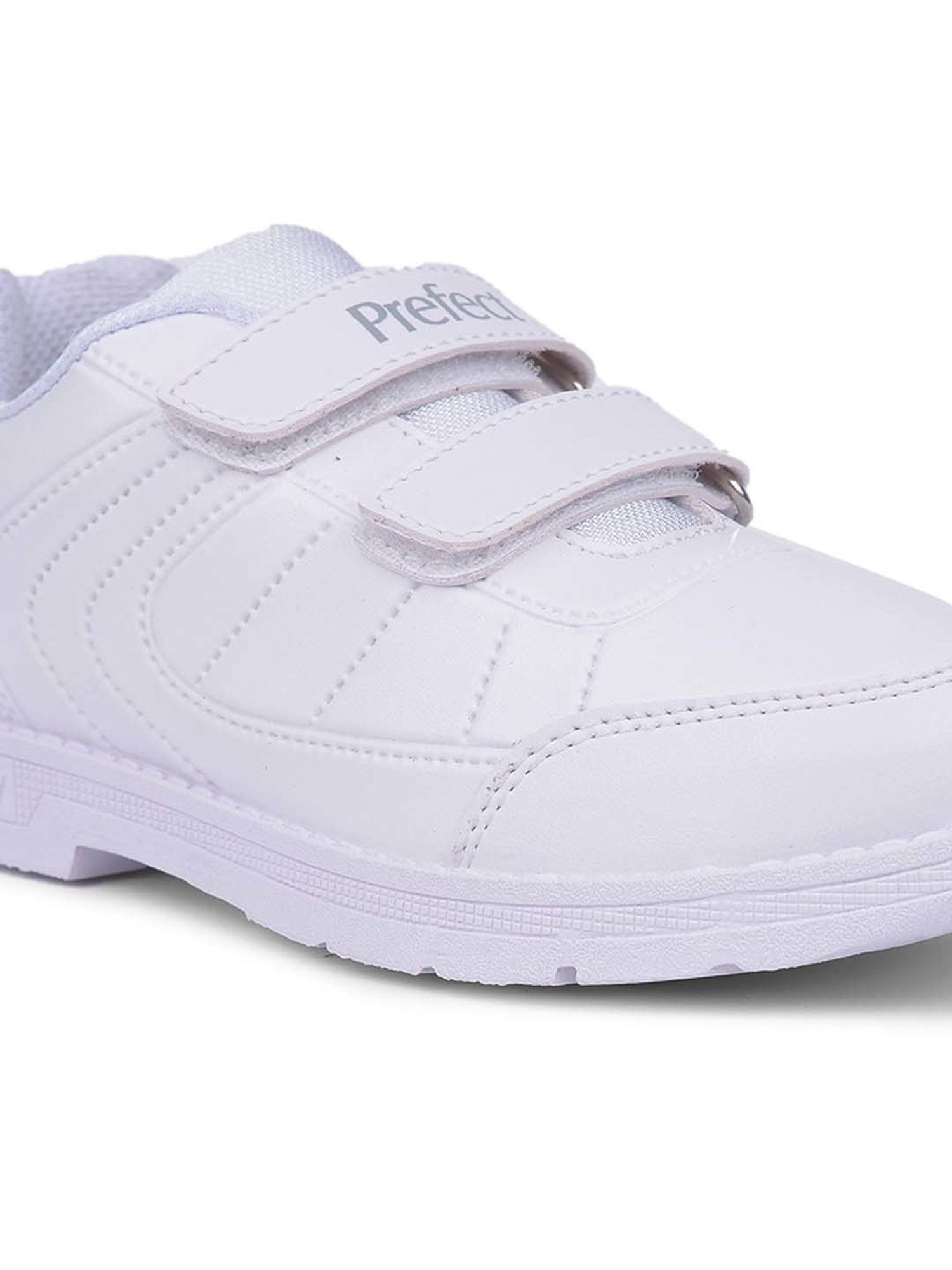 Prefect By Liberty Kids White Velcro Shoes